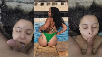 Haven Deveraux vazou na net chupando pau duro e bebendo porra