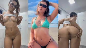 Privacy da Isabelladmm nua exibindo a buceta e o cuzinho delicioso