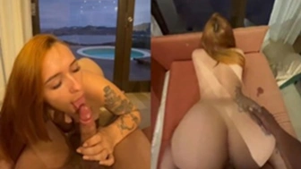 Nayara Harper gostosa pagando boquete guloso no pauzão do macho