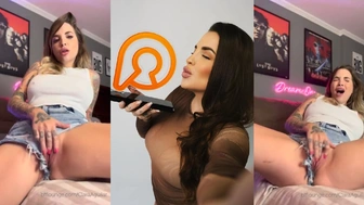 Clara Aguilar pelada masturbando a bucetinha no Privacyy