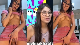 Mel Khalifa Privacy grátis nua mostrando a buceta e os peitos naturais