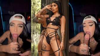 Mc Mirella pagando boquete para o Dynho Alves e mamando gostoso