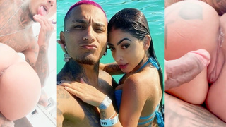 Mc Mirella gemendo no sexo anal com o marido Dynho Alves