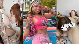 Kinechan porno lésbico transando com amiga tatuada gostosa