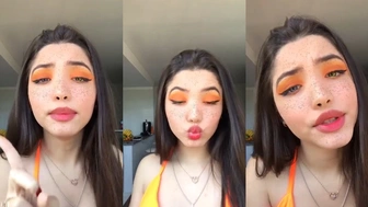Bruna Vieira nudes vazado falando putaria e mostrando os peitos