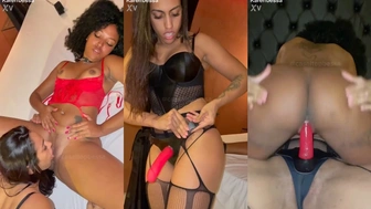 Karen Bessa porno lesbico transando como uma negra gostosa safada
