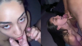 Novinha chupando primos gostosos até ganhar leitinho quente