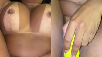 Etiane Félix anal gozando com pica no cu e vibrador no clitóris