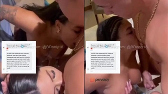 Etiane Félix e amiga chupando macho da piroca gostosa
