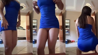 Mariana Casaroto erome rebolando de vestido com seios e buceta de fora