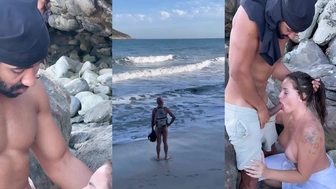 Flagra amador Francis Simas chupando piroca grande ao ar livre