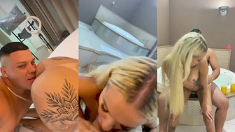 Geiziara transando bem gostoso na cama do motel