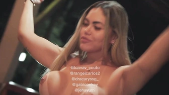 Porno Luana Couto e amigas gostosas na putaria perfeita