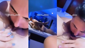 Cyara Manso porno amador gozando na boca do novinho no sexo oral