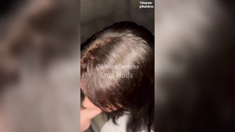 Lívia Santos Privacy mamando na piroca e levando gozada quente na boquinha