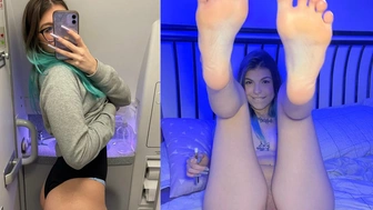 Mxlzinha de quatro piscando o cuzinho e mostrando a xoxota rosinha