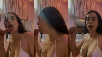 Morguis porno amador pagando boquete com cara de puta safada