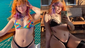 Amanda Foch novinha ruiva safada exibindo a bunda grande