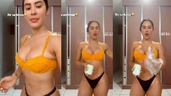 Isabelle BBB de calcinha seduzindo muito