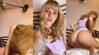 Loirinha deliciosa do TikTok vazou vídeo toda nua