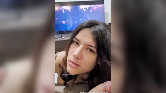 Fabiola Delfim filme porno pagando boquete e sentando na pica