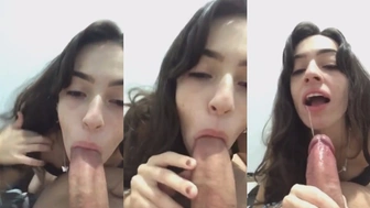 Vídeo das mamadas molhadinhas da namorada puta