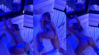 Belle Belinha video caseiro rebolando de quatro na cama do motel