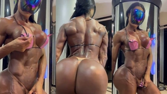 Gracyanne Barbosa porno brasileiro ficando pelada e mostrando a buceta na academia
