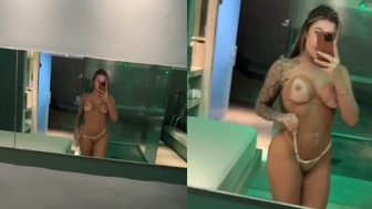 Gabi Tamiris video amador caiu na net pelada no banheiro