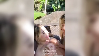 Aline Limas e Gabi Tamiris transando muito no porno lésbico do Privacy grátis