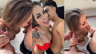 Mari Ávila xv transando com dois novinhos comedores no ménage