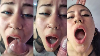 Dherlydoll Privacy grátis mamando e levando uma gozada na boca