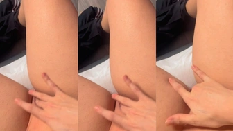 Porn Aline Faria masturbando a buceta raspada toda melada