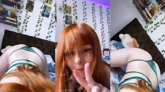 Sttaringartx xxx ruivinha gostosa filmando o cuzão de quatro