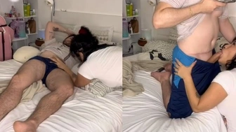 Casalnerd Onlyfans esposa gulosa acordando o marido com um boquete molhado